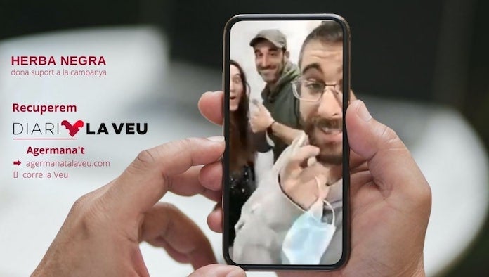 NLV agraeix el suport d'Herba Negra a la campanya #RecuperemDiariLaVeu