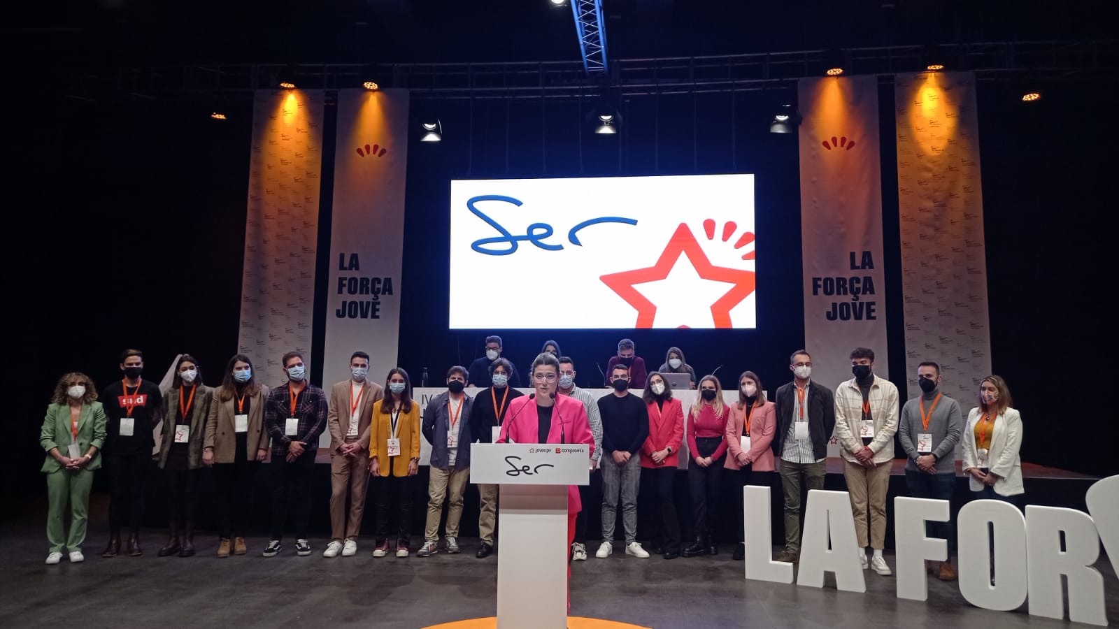 Isa Llobell al Congrés de Joves-PV