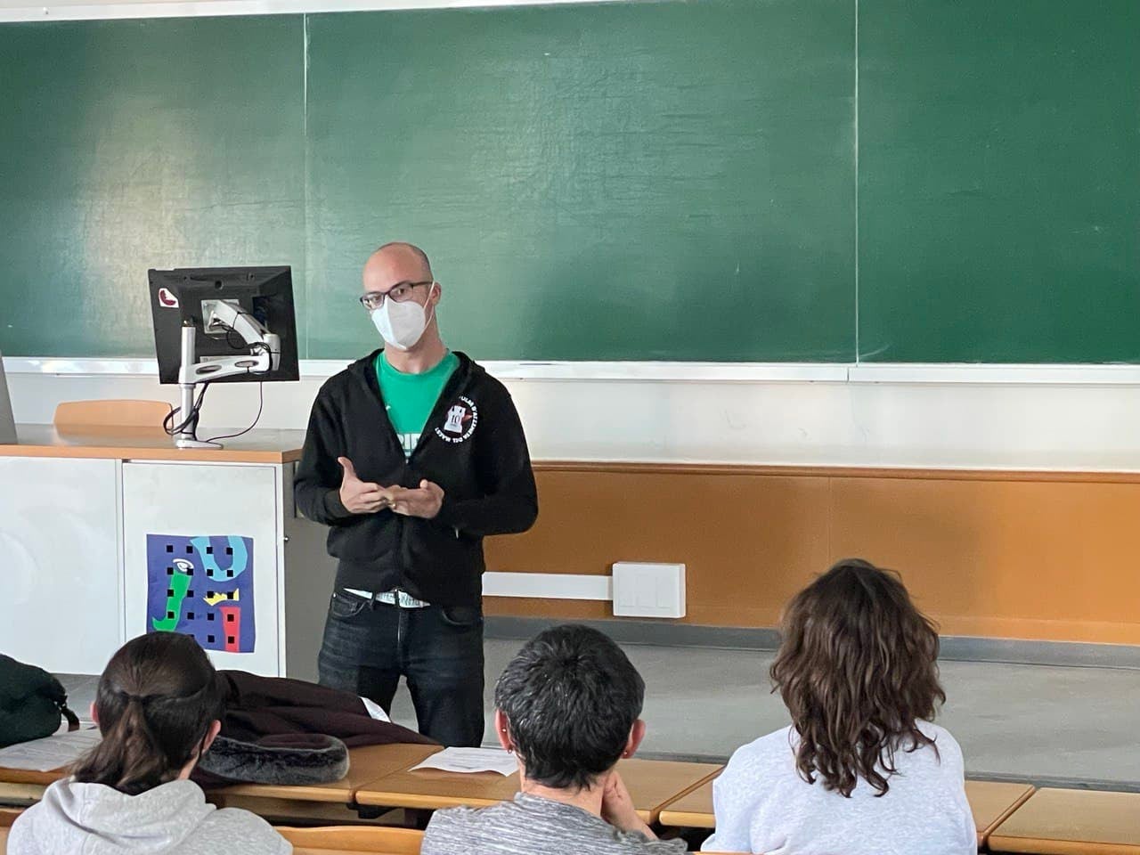 Xavier Pallarés participa a l'Escola de Formació Guillem Agulló a la Universitat Jaume I de Castelló de la Plana