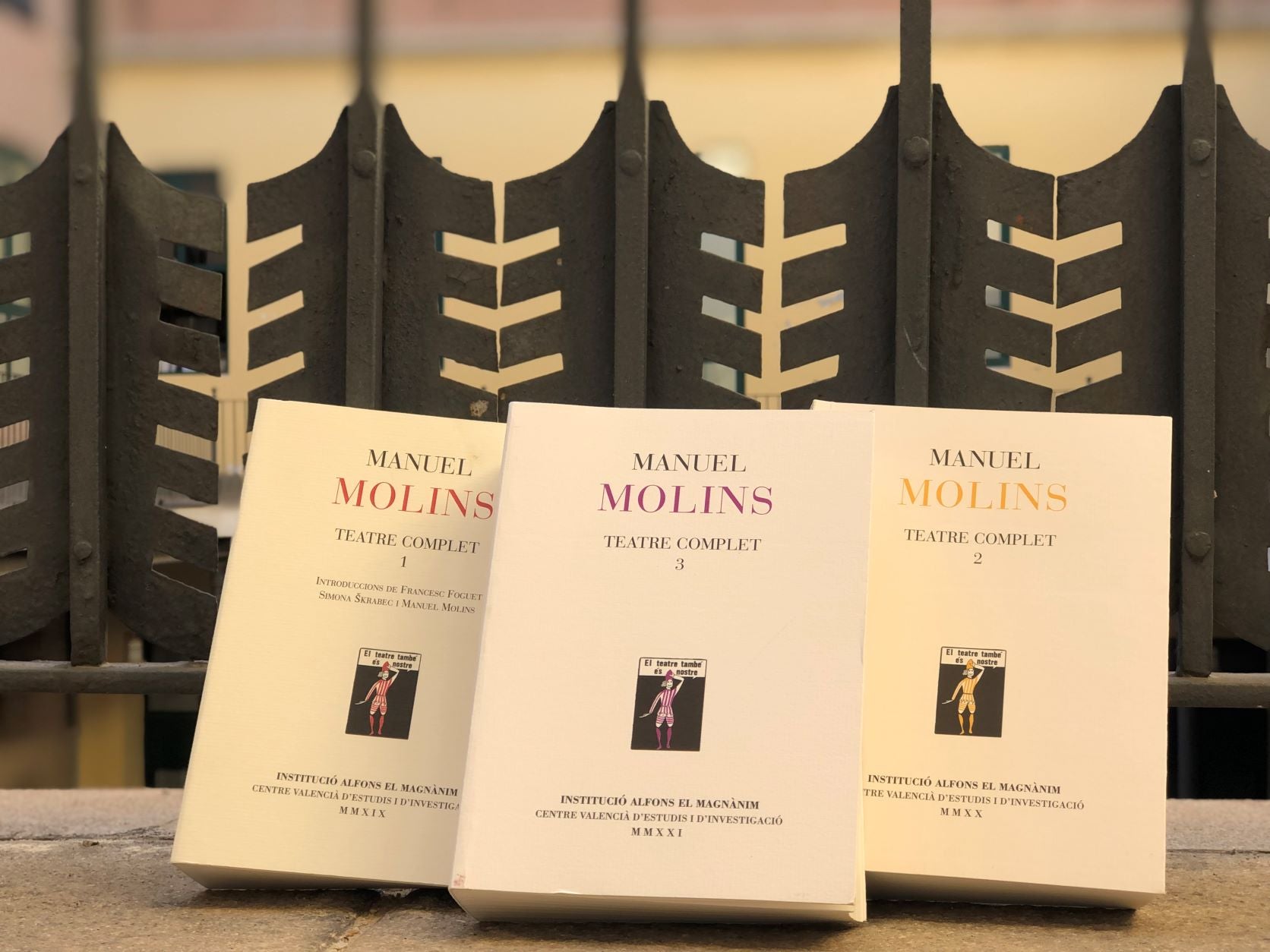 El Magnànim completa l'edició del teatre de Manuel Molins amb l'edició del tercer volum