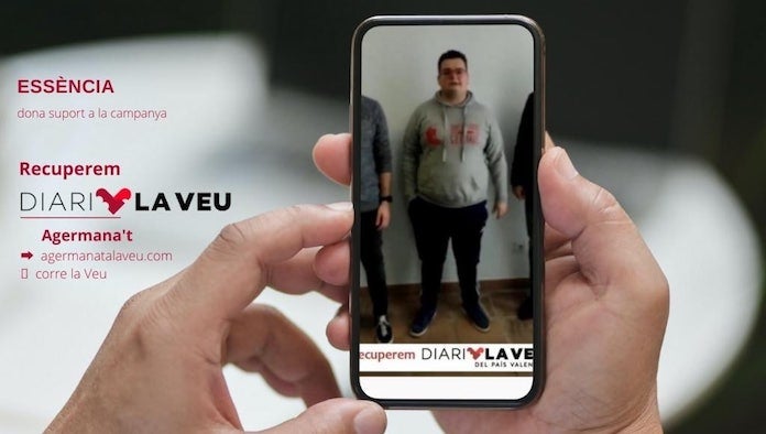 NLV agraeix el suport d'Essència a la campanya #RecuperemDiariLaVeu