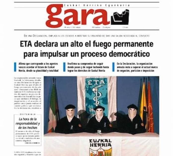 Tal dia com hui del 2006 ETA va anunciar un alto el foc permanent