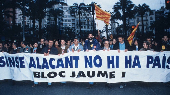 La històrica manifestació «Alacant és important. Sense Alacant no hi ha país» | El Temps