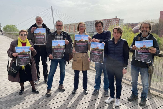 Els organitzadors de l'acte a la Catalunya del Nord per reivindicar la llengua catalana | ACN
