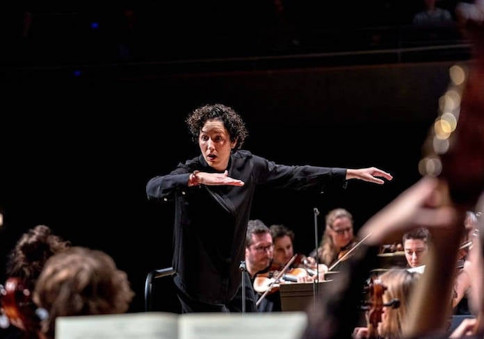 Beatriz Fernández, en un moment del concurs a París | UV