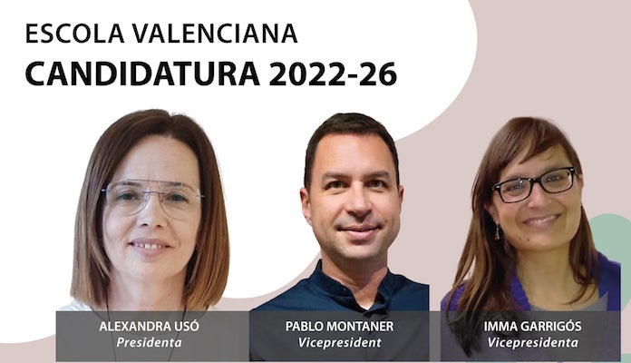 Alexandra Usó, única candidata a presidir Escola Valenciana