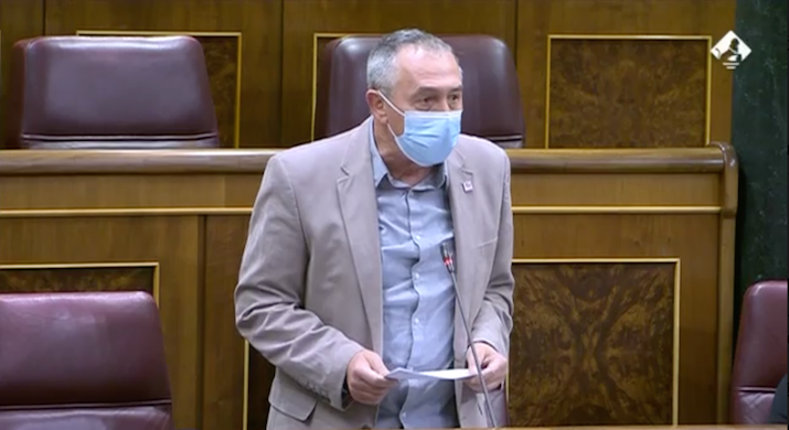 El portaveu de Compromís al Congrés, Joan Baldoví