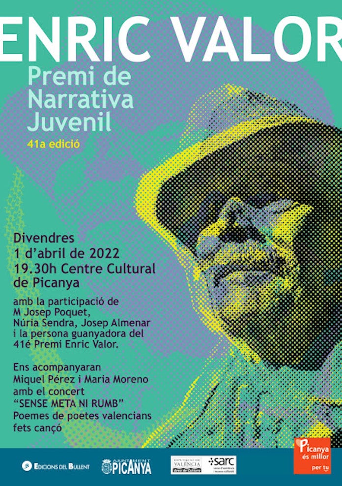 El Premi Enric Valor de Narrativa Juvenil es lliura aquest divendres a Picanya
