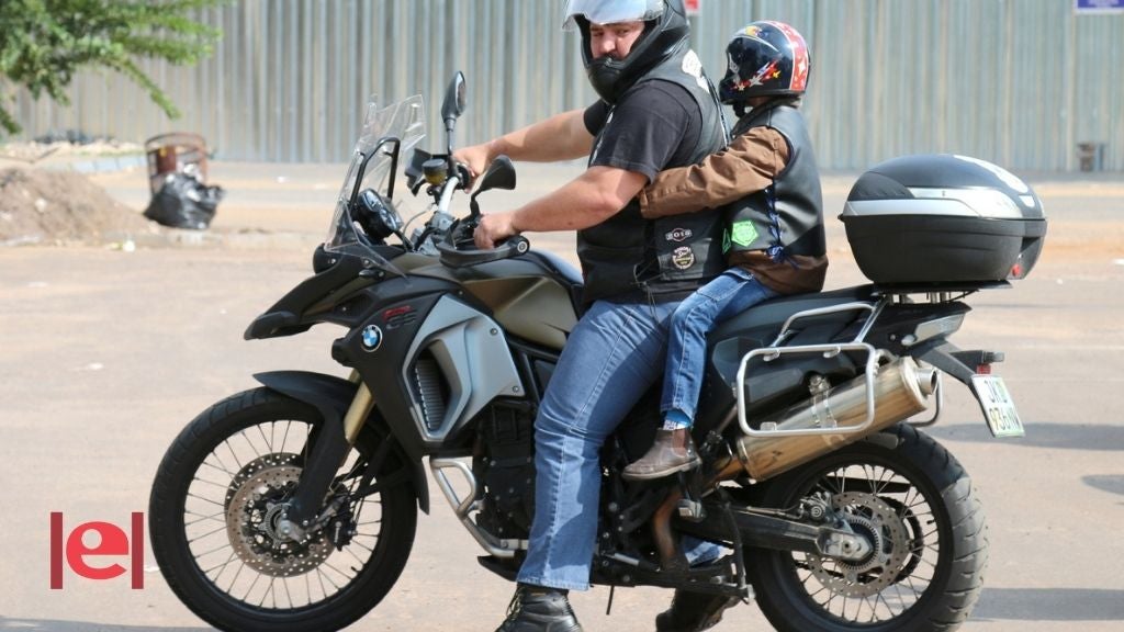 Portar en moto als xiquets