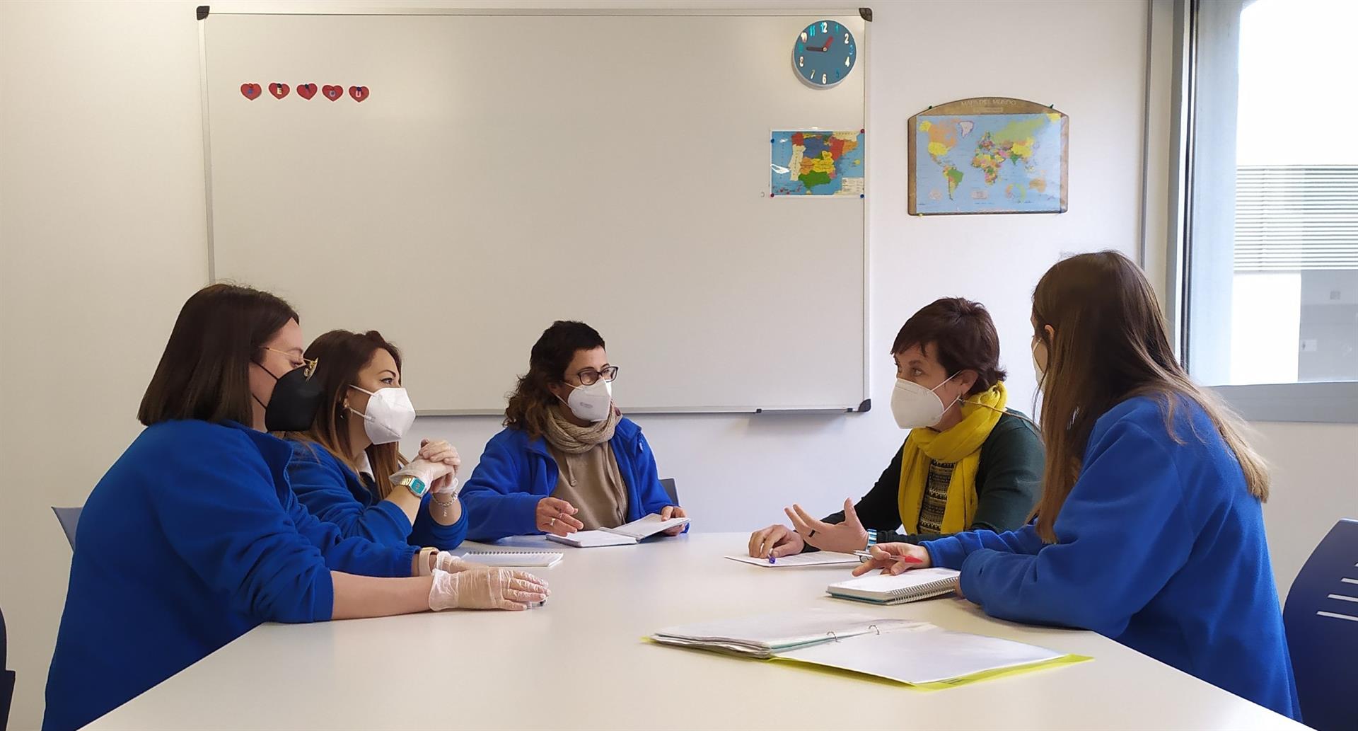 Equip de treball social de Casa Caridad