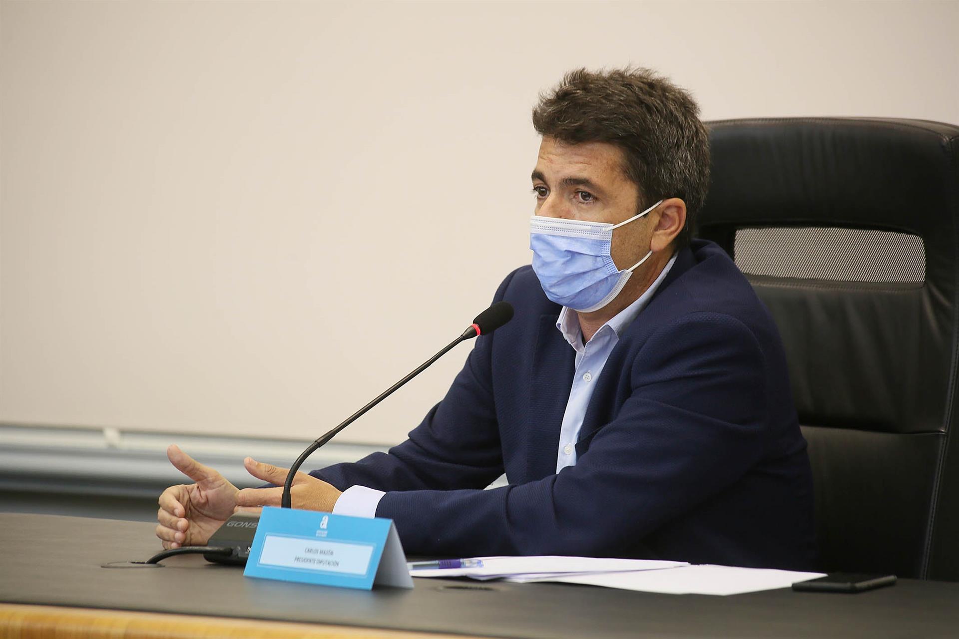El president de la Diputació d'Alacant, Carlos Mazón
