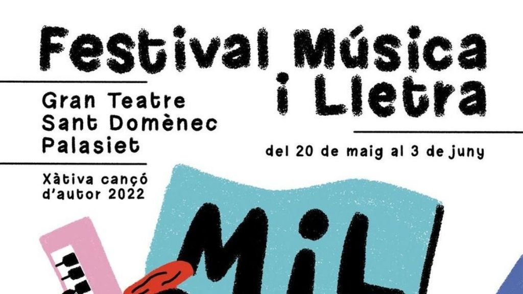 Vicent Torrent i Maria Arnal encapçalen el cartell del VI Festival Música i Lletra de Xàtiva (la Costera)