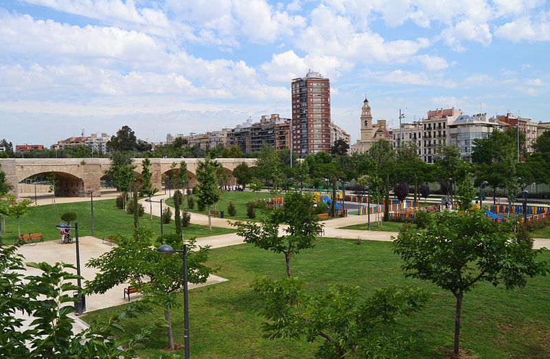 Vista del Jardí del Túria