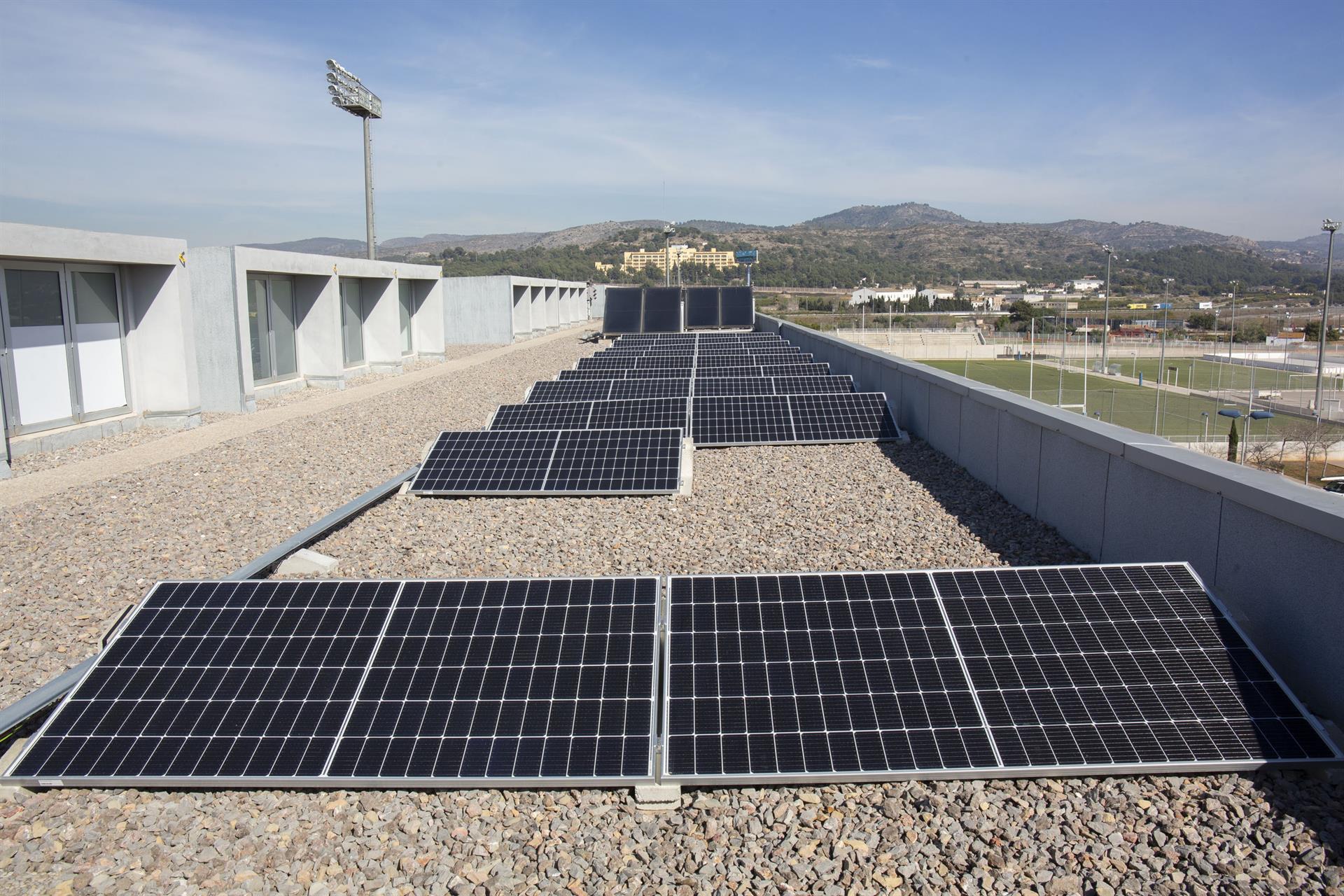 Plaques solars al campus de la Universitat Jaume I