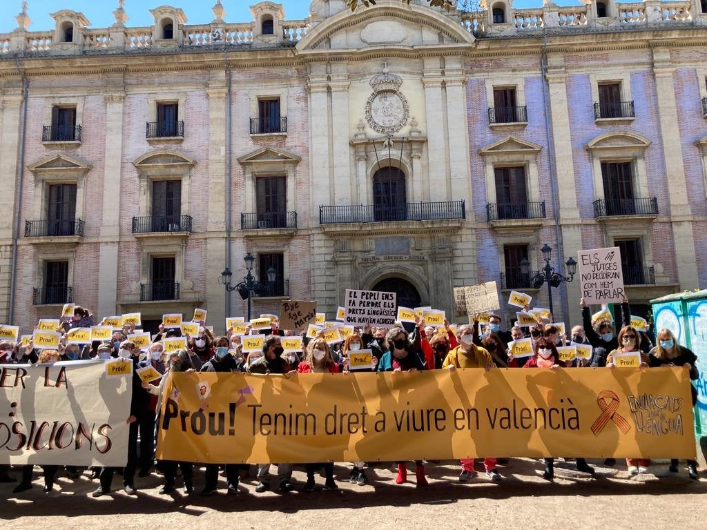 Manifestació per la llengua a València