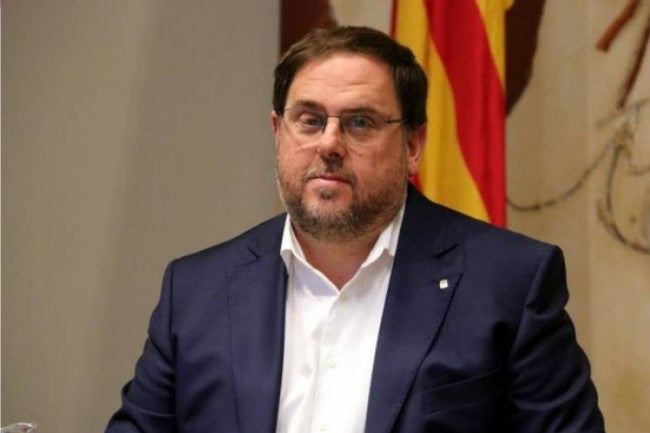 El president d’Esquerra Republicana, Oriol Junqueras