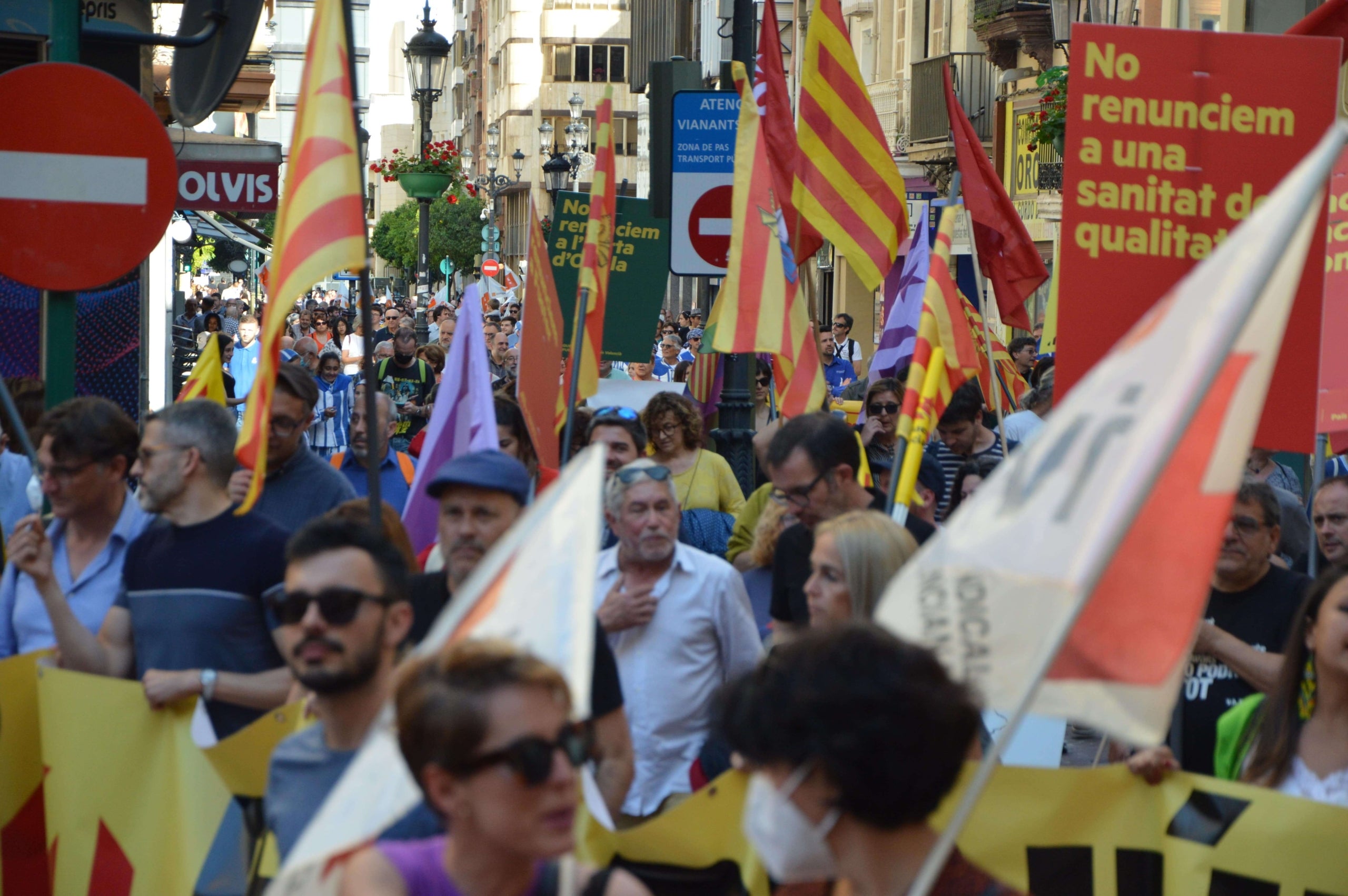 Manifestació del 25 d'Abril a Castelló de la Plana