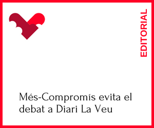 Més-Compromís evita el debat a Diari La Veu