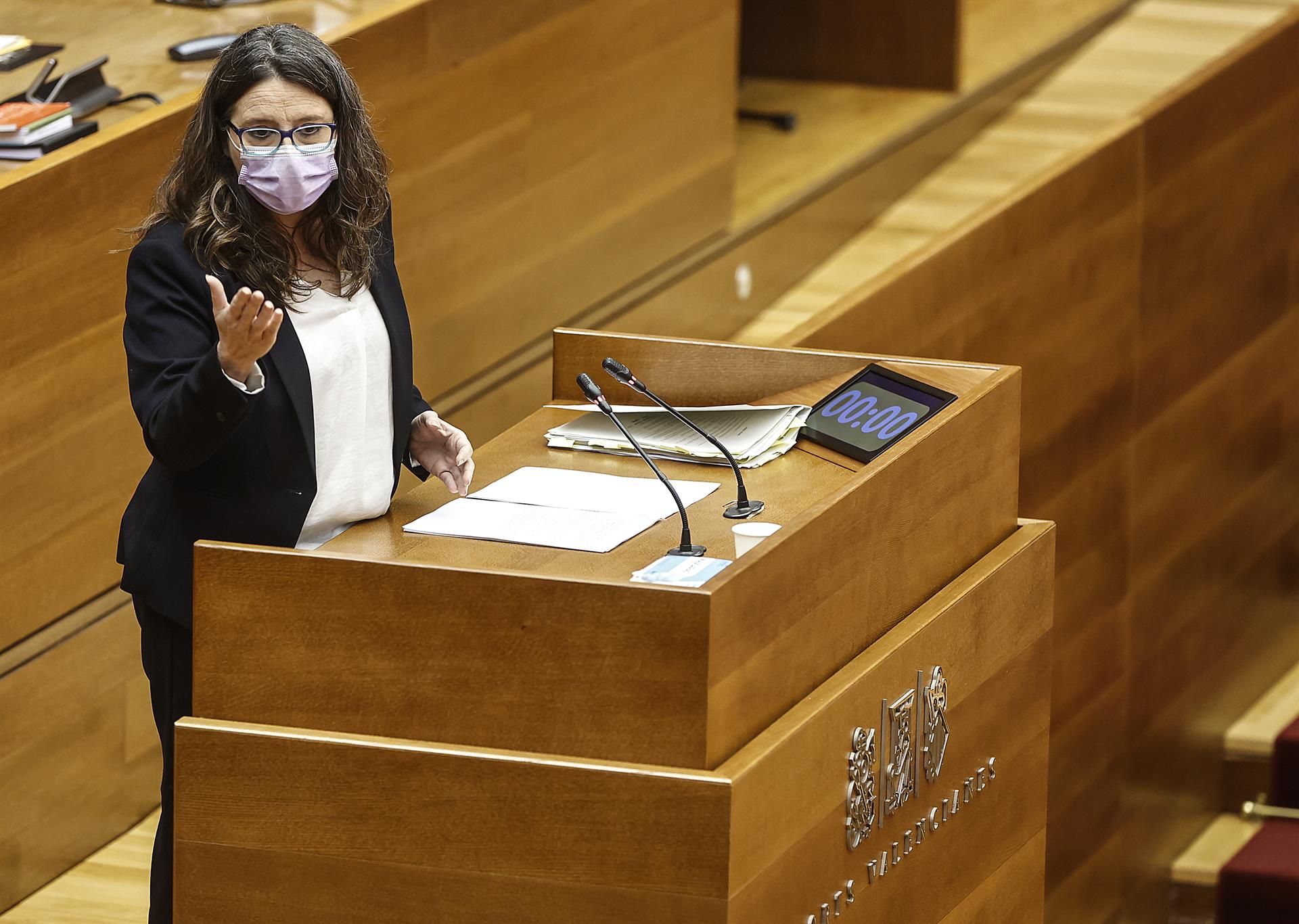 La vicepresidenta de la Generalitat, Mónica Oltra