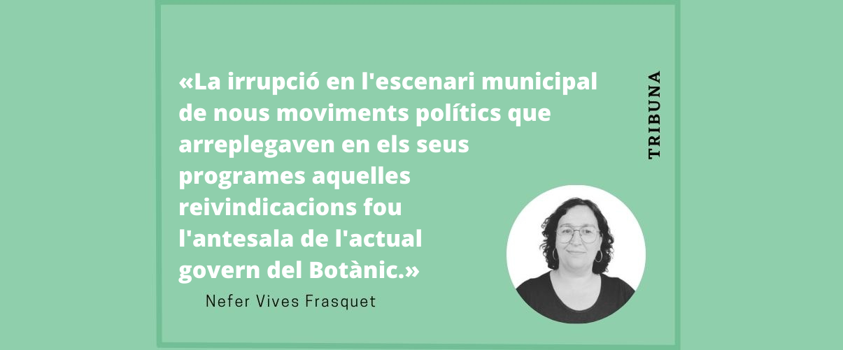 La política municipal: motor de canvi