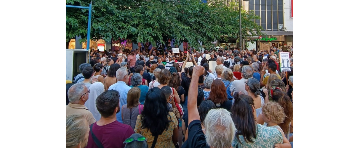 Protesta a València aquest diumenge | Carme Bernat Twitter