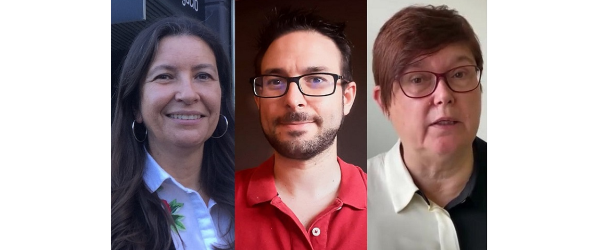 Els investigadors de la UV, María Dolores Pitarch, Félix Fajardo i Julia Salom