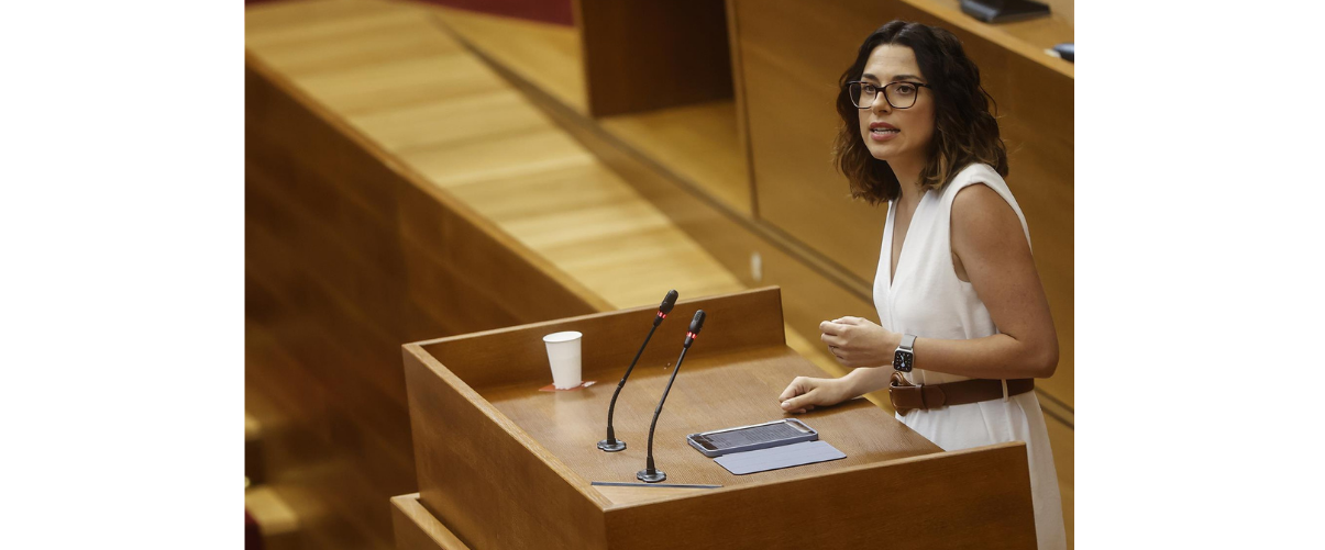 La síndica adjunta de Compromís a les Corts, Aitana Mas | Rober Solsona | EP