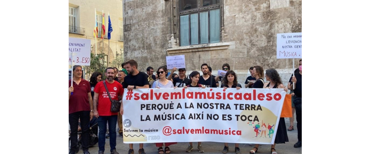 Professors exigeixen mantindre les hores de música amb un concert reivindicatiu: «És l’essència de la nostra identitat»