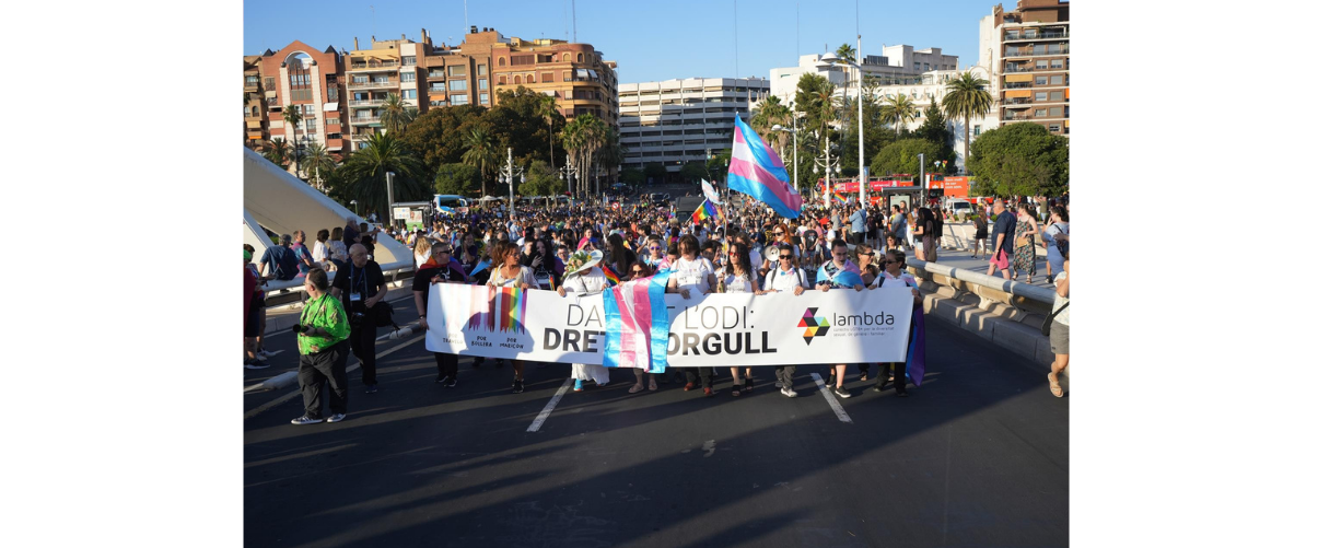 Capçalera de la marxa de l'Orgull LGTBI+ | Jorge Gil | EP