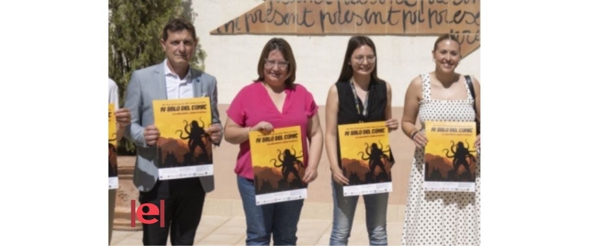 La diputada provincial de Cultura, Ruth Sanz, en la presentació d'una nova edició del saló del còmic i el llibre infantil i juvenil.