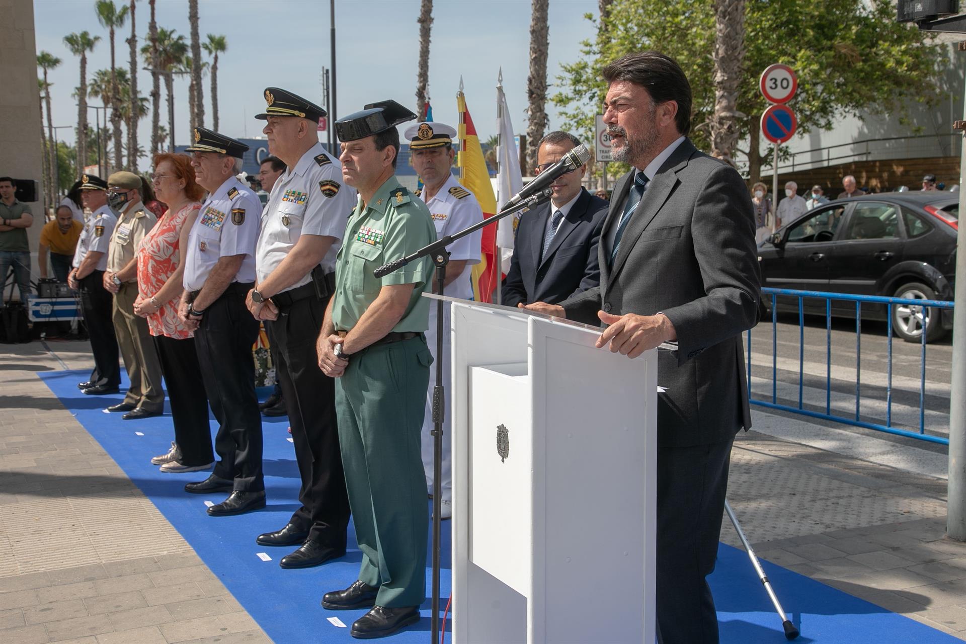 Luis Barcala a l'acte d'inauguració