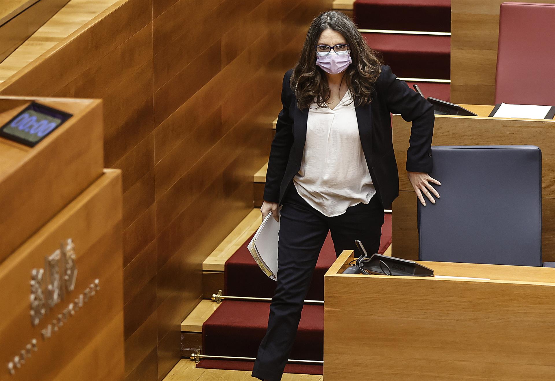 La vicepresidenta Mónica Oltra