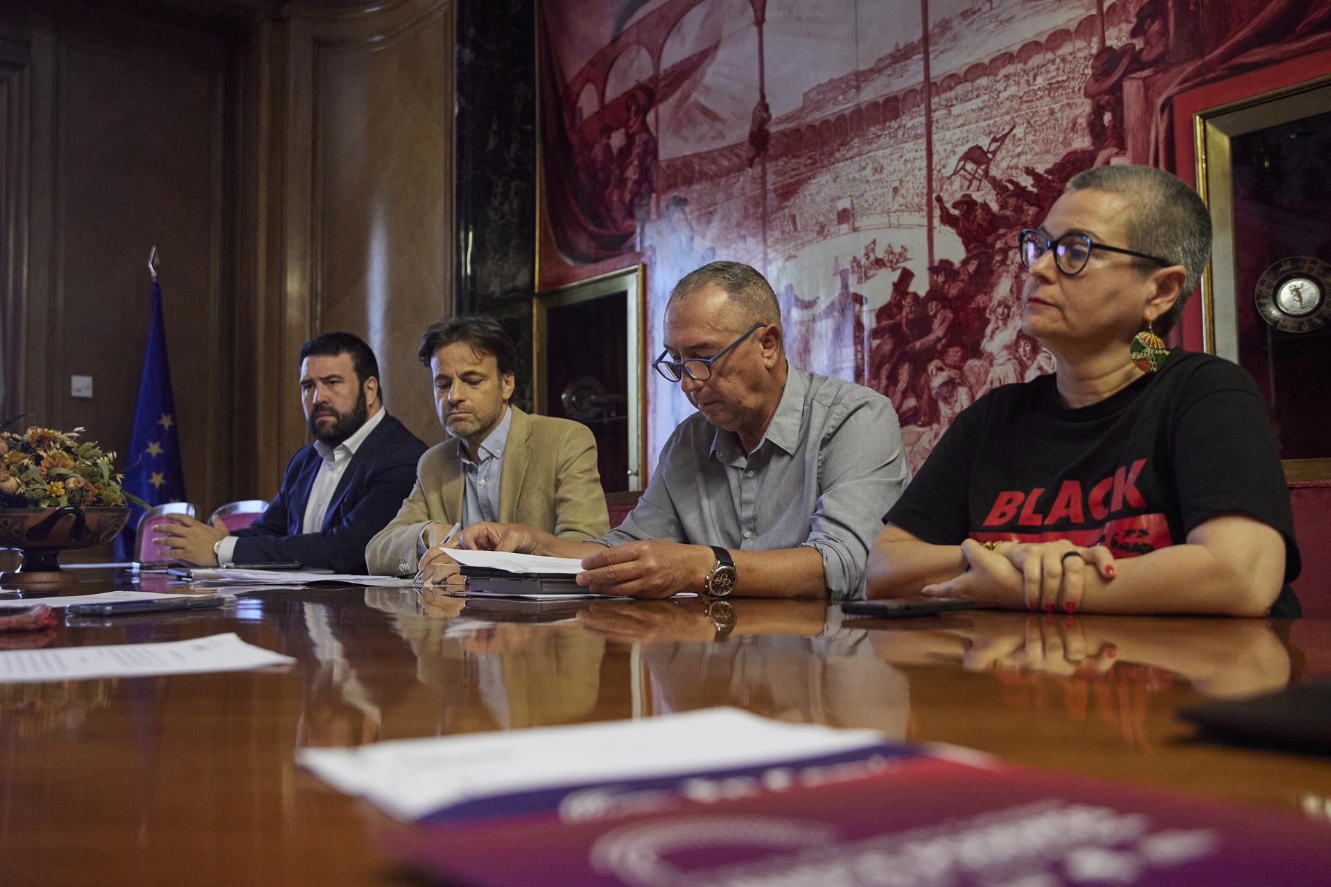 Diputats d'Unides Podem, EH Bildu, Compromís i ERC