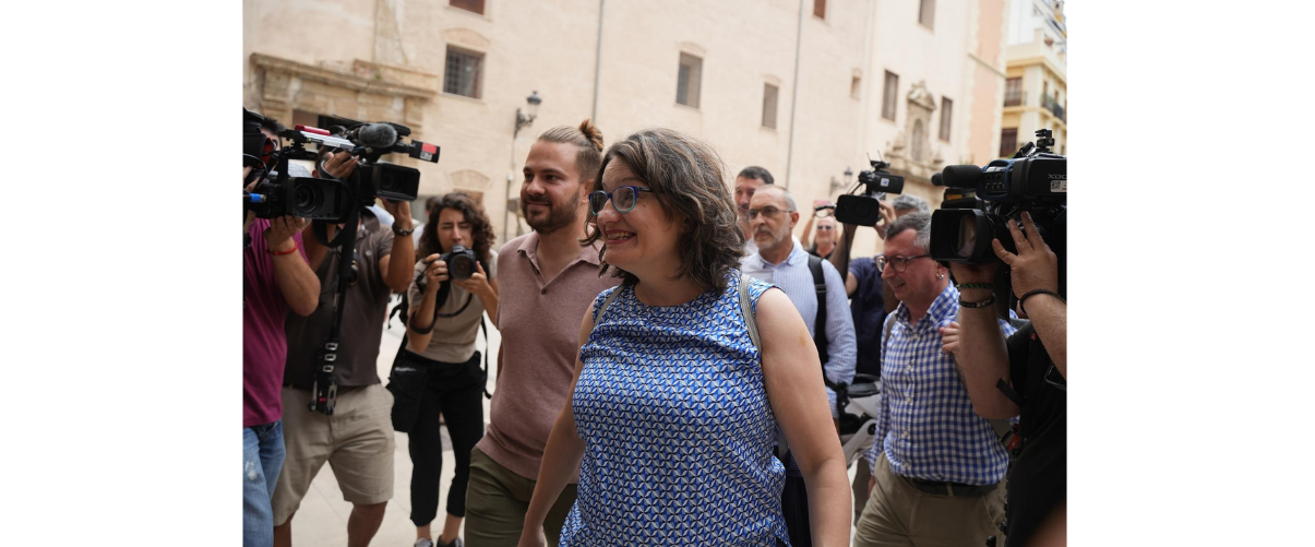 La vicepresidenta de la Generalitat i coportaveu de Compromís, Mónica Oltra | Jorge Gil | EP