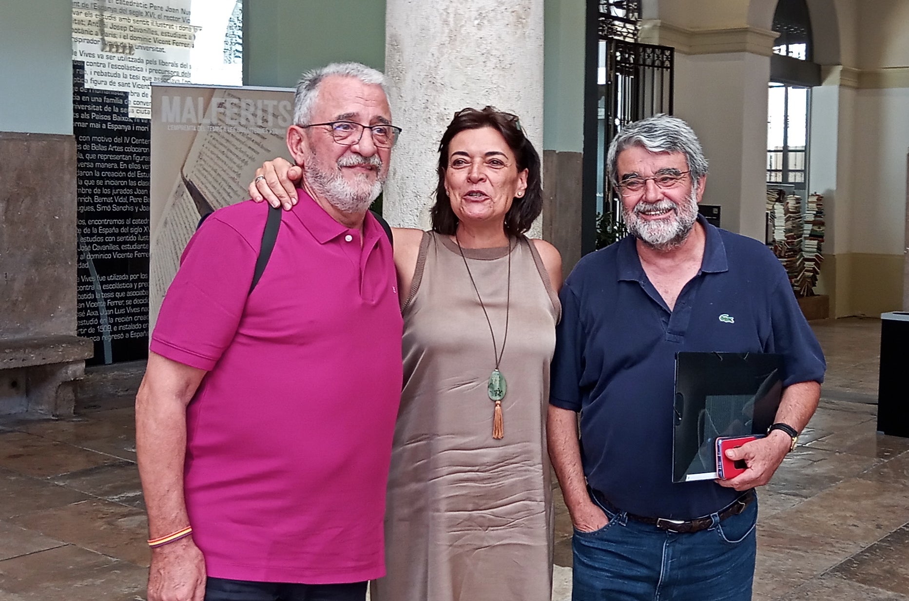 Àngel Gonzàlez, Rosa Brines i Lluís Botello | JC |DLV