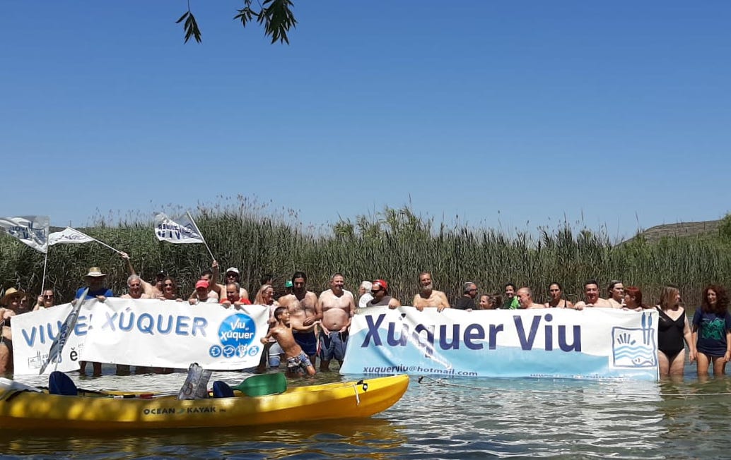 Xúquer Viu torna a celebrar el Dia del Bany als Rius a Antella 