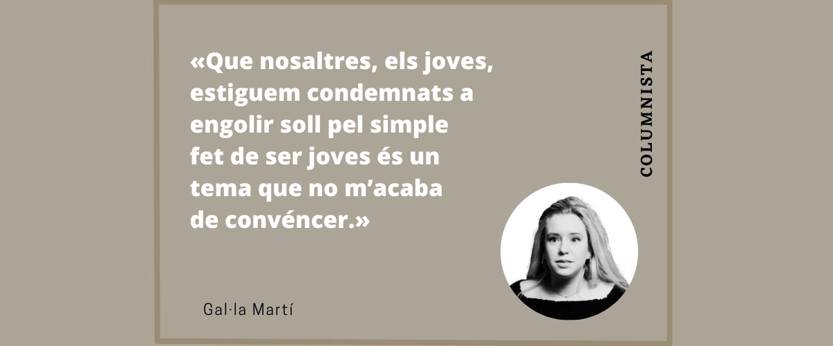Un dia més parlant sobre el tòpic de «ser joves»