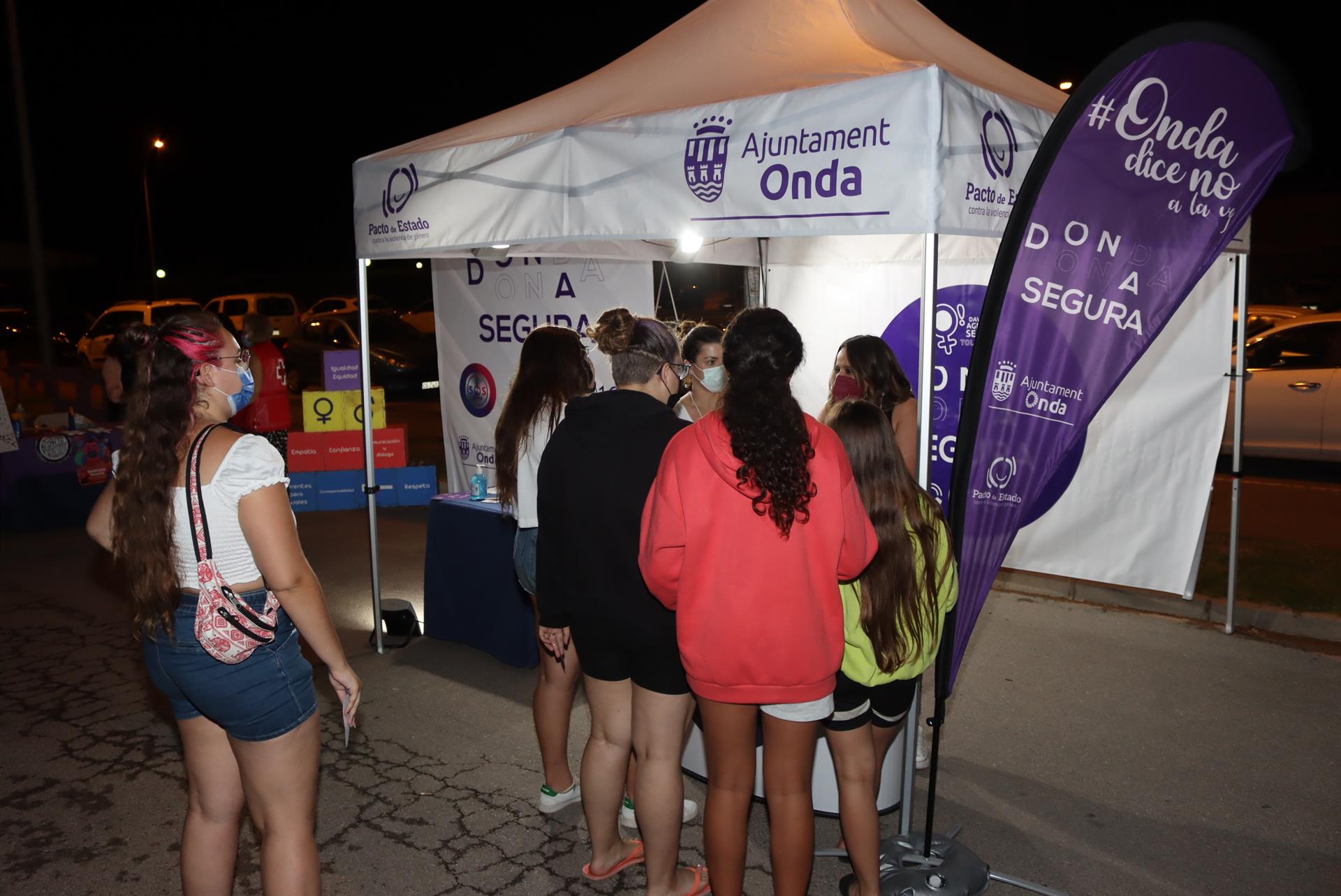 Punt violeta a Onda