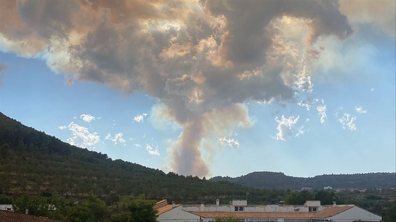 Incendi forestal a Begís (Alt Palància)