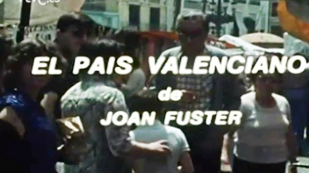Tal dia com hui del 1983 TVE va emetre «El País Valenciano de Joan Fuster»