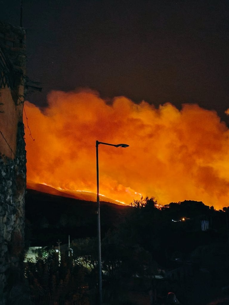 Incendi a la Vall d'Ebo