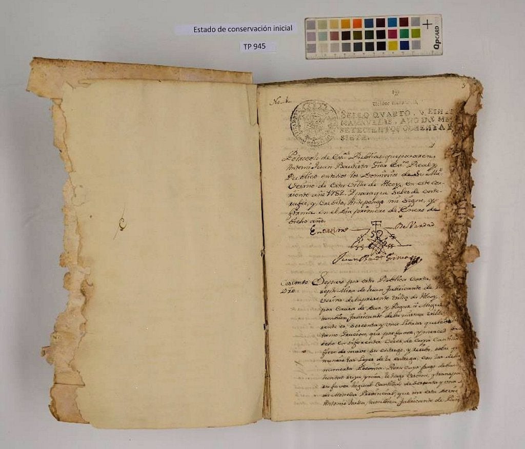 Un dels volums restaurats | Ajuntament d'Alcoi