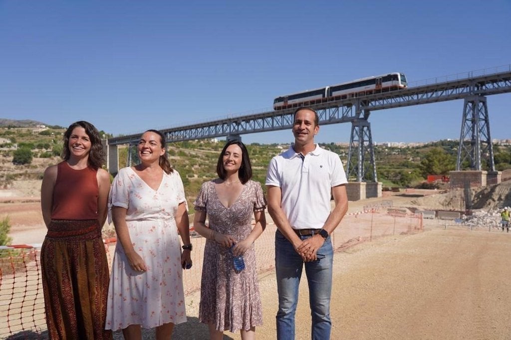 La Generalitat inicia les obres del viaducte del Quisi de la L9 (Benidorm-Dénia) del TRAM d’Alacant