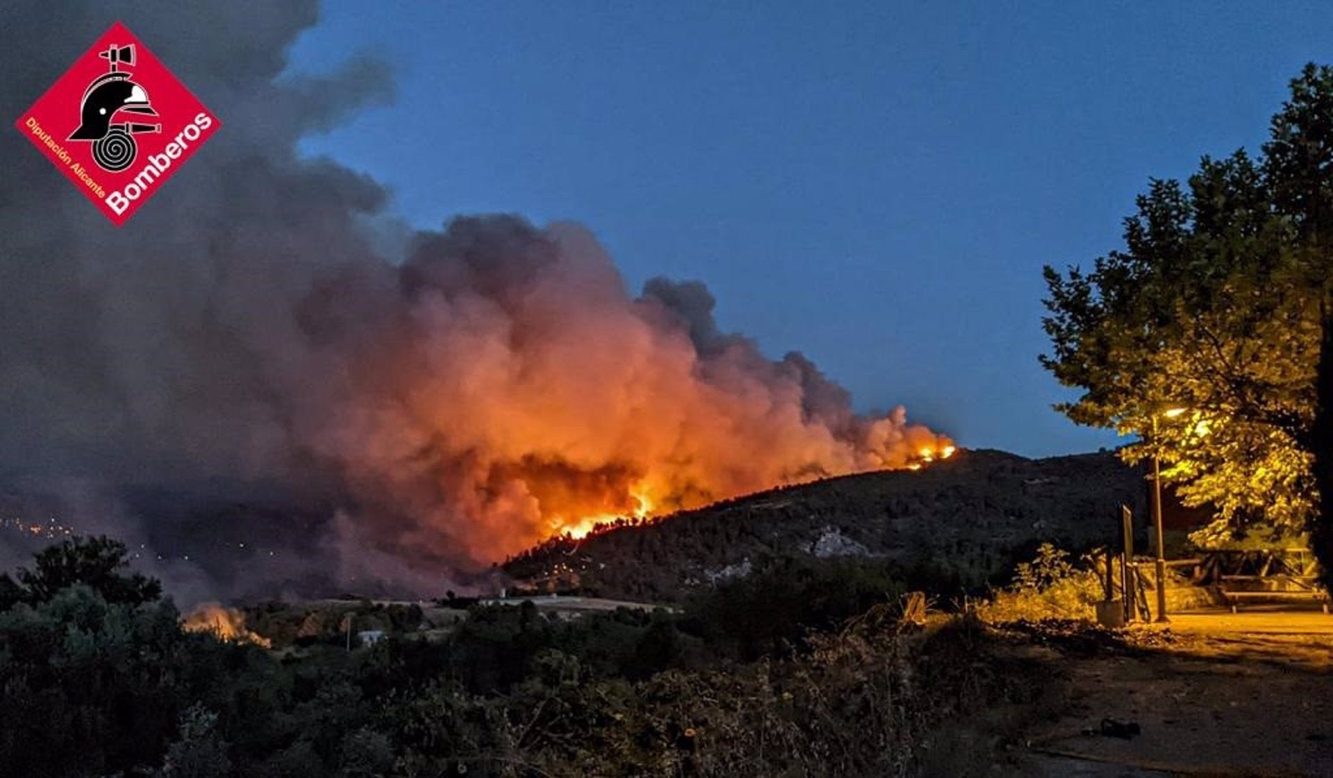 Incendi a la Vall d'Ebo
