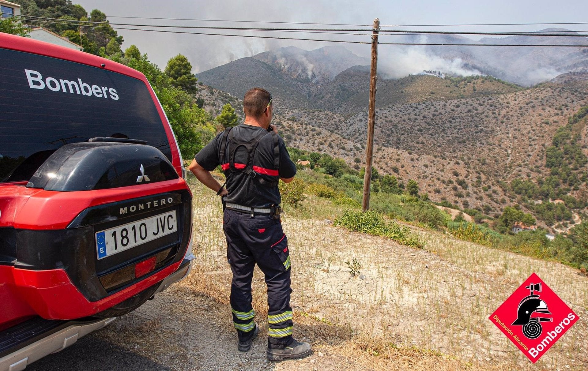 Incendi a la Vall d'Ebo