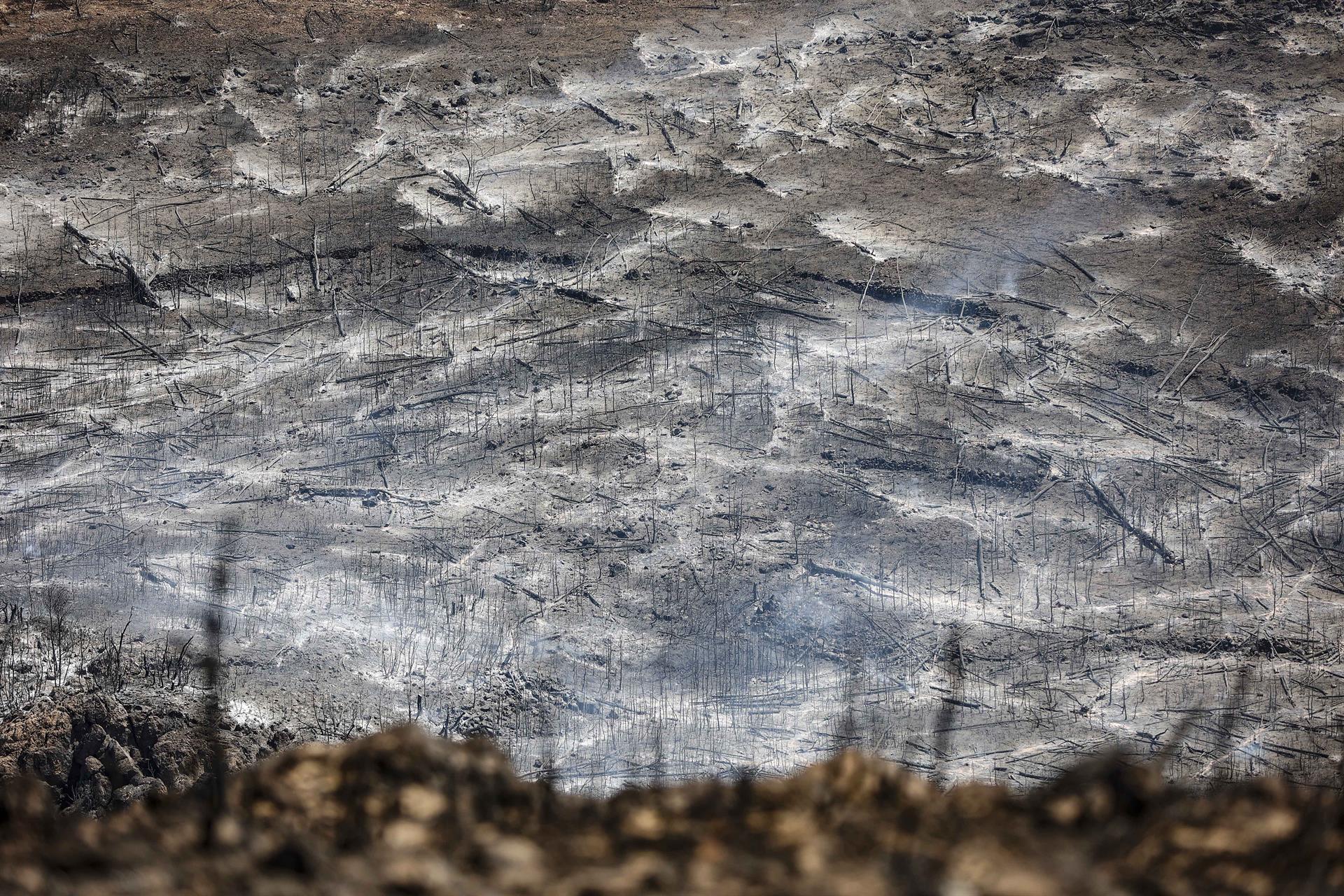 Conseqüències de l'incendi a l'Alt Palància
