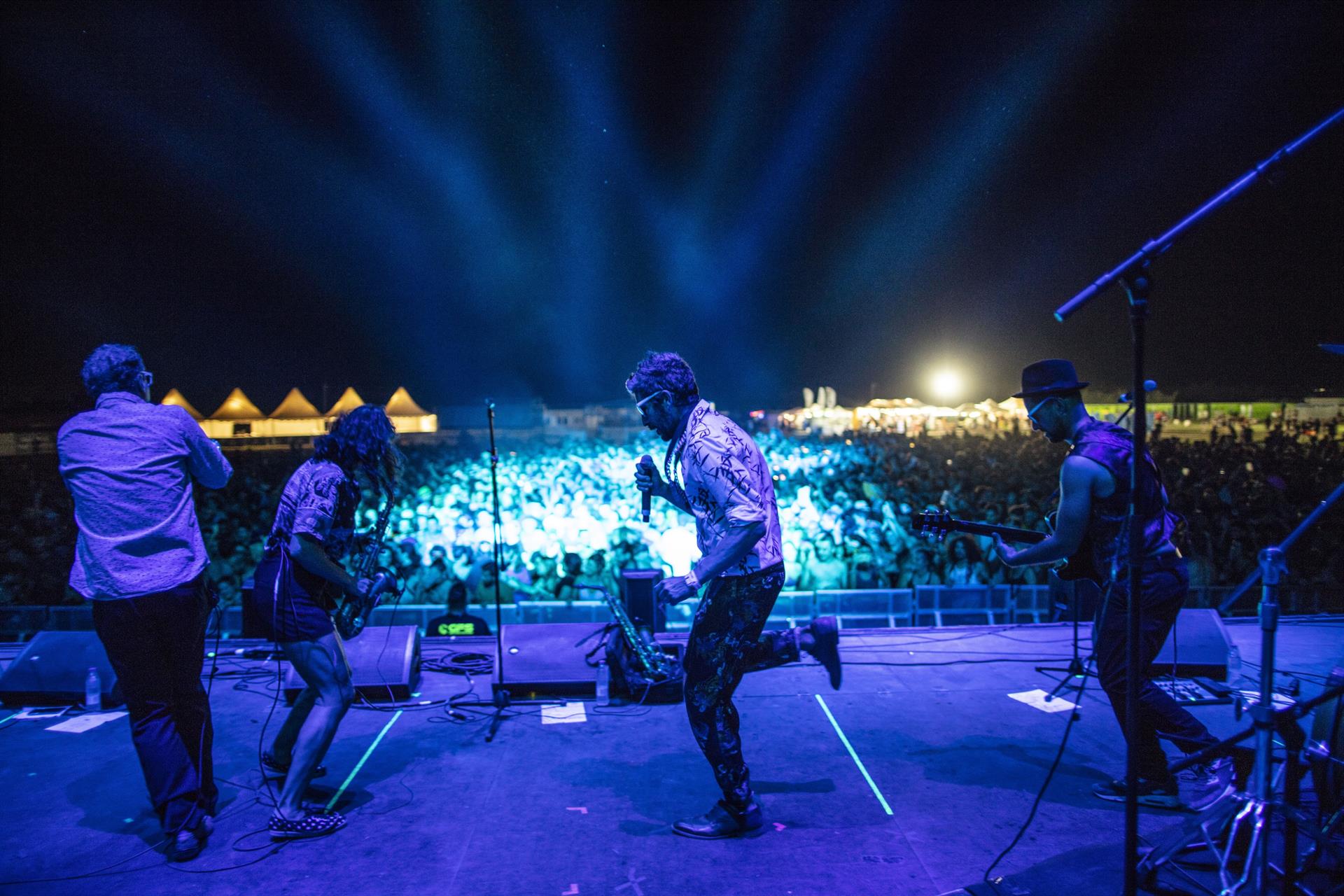 Actuació durant l'Iboga Summer Fest