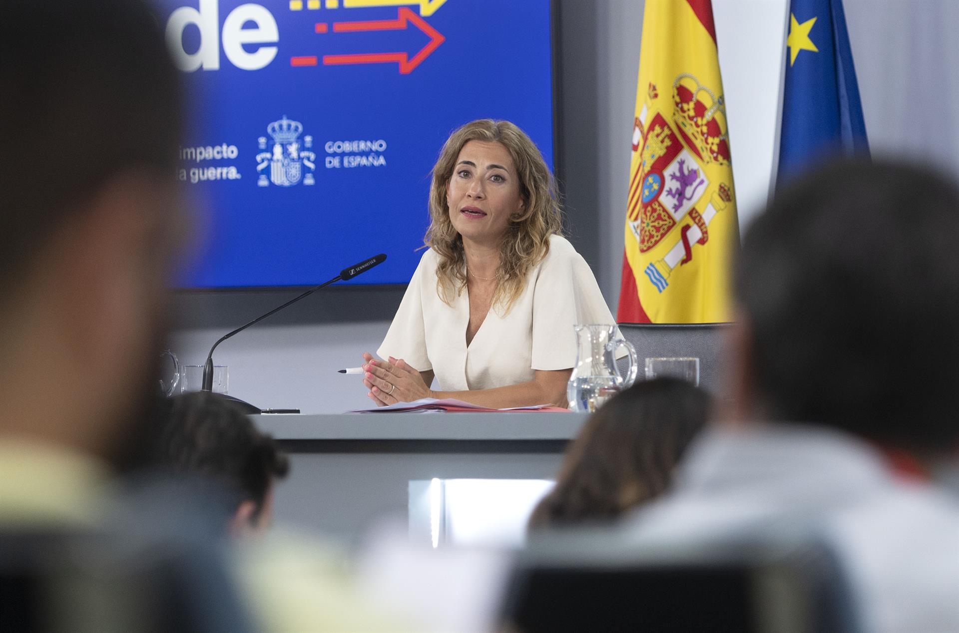 La ministra espanyola de Transports, Raquel Sánchez