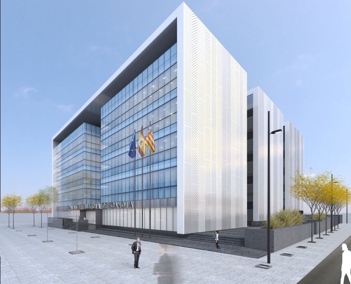 Previsió de la Ciutat de Justícia de Gandia elaborada per la Conselleria de Justícia