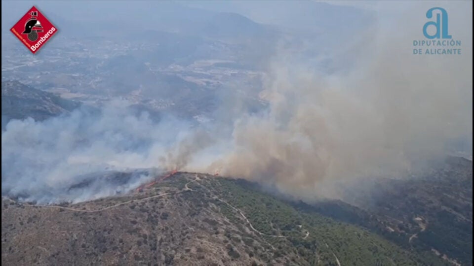 Incendi a Petrer (Vinalopó Mitjà)
